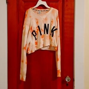 PINK sweat shirt size small